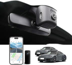 Front 4K & Rear 1080P Dash Cam for Porsche Cayenne(E3) 2019-2024, 911(992) 2020-2024, Panamera(971) 2017-2024, Taycan 2020-2024(Model A),OEM-Style,Loop Recording,Easy Installation,WiFi & App,128G Card