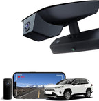 Front 4K & Rear 1080P Dash Cam for 2022 2023 2024 2025 Toyota RAV4 LE Limited SE Adventure XLE XSE (Model B)(with Vent Hole),OEM-Style,Loop Recording,Easy Installation,WiFi & App,128G Card