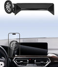 Car Phone Holder for BMW X3 X4 2022-2024 Accessories 12.3-Inch Screen Fixed Clip, Automobile Cradles Magnetic Phone Mount Compatible with MagSafe, Strong Magnets Cell Phone Base(Not Fit 10.25-inch)