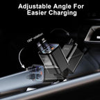 4 in 1 Retractable Car Charger,69W USB-C Fast Car Charger, for iPhone 17/16/15/14/13/12/11, Android,Pixel,Cigarette Lighter Charger (for Apple+Type C &RGB [Black])