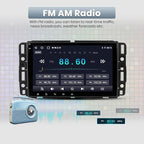 2+64G 8Inch Android 14 Car Radio Stereo Upgrade for Chevrolet Impala 2006-2013 w/Wireless Carplay Android Auto Double Din Touch Screen GPS Navigation Head Unit Radio Bluetooth WiFi FM Backup Camera