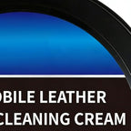 Leather Cleaner for Car Interior - Cream, 120g Conditioned Paste for Vehicle Upholstery, Stain Remover with Wax Base, Detailing Supply, Gloss Restorer for Seats, Consoles and Dashboards