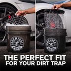Chemical Guys CWS20716BB Basic Car Wash & Bucket Bundle - Extreme Bodywash & Wax Foaming Car Wash Soap, 16 oz, Grape Scent + Heavy Duty Smoked Obsidian Black Detailing Bucket (2 Items)