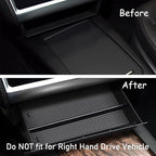 Jaronx Compatible with Tesla Model S/X Cubby Drawer, Center Console Organizer Storage Box Compatible with Tesla Model X/S Accessories (2012-2019 2020 2021)
