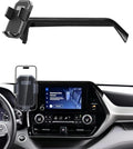 PZK Car Phone Mount for 2020 2021-2025 2026 Toyota Highlander L/LE/Hybrid XLE/Nightshade Accessories 8-inch Screen Auto Lock Car Phone Holder 360° Rotation Cradles Not Affect Vent (Not fit 12.3 inch)