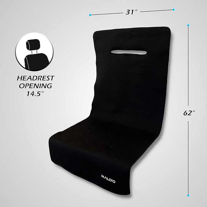 Malo’o SeatGuard Waterproof Car Seat Cover, Neoprene Universal Seat Protector for Trucks and Cars, Heavy Duty Seat Cover for Sports Gear, Dogs and Wet Clothing, Hawaiian