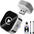 Wireless CarPlay & Android Auto Adapter: 2026 Upgraded Mini Plug & Play CarPlay Dongle - Convert Wired to Wireless - Fast Stable Connection, No Delay for for iOS 10+ & Android 11+, 2017+ Cars