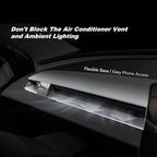 Persevere for Tesla Phone Mount Model 3 Highland 2024 & 2025, 15W Qi2 Wireless Charger Strong Magnetic Phone Holder for All 4-6.9'' Smartphones, Base Airvent Adjustable, Anti-Slip Mount