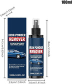 Rust Remover Spray - Fast-Acting Spray, Iron Powder Remover for Metal, Hardware Brake Solution, Engine Auto Liquid with Quick-Reaction Formula, Multipurpose Motorcycle Fluid for Oxidation Removal