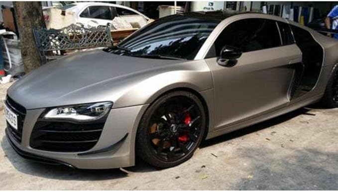 3M Car Wrap Roll 2080 Brushed Titanium | BR230 | (Sample 3in x 5in) | Automotive Vinyl Wrap for Cars - Car Interior Wrap & Exterior