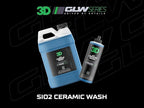 3D SiO2 Ceramic Wash & Wax Soap - 1 Gallon - pH Neutral Car Shampoo with Hydrophobic Protection & Deep Gloss | SiO2 Coating | Scratch-Free Detailing