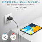 iPhone Charger Fast Charging 10FT iPhones 17 16 15 Charger 3 Pack Type C Chargers USB C Charger Compatible with iPhone Air 17/17 Plus/17 Pro/17 Pro Max/16/16 Plus/16 Pro/AirPods(Black)