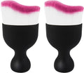 Car Interior Cleaning Brush Car Duster Interior with Ultra Soft Bristles Auto Detailing Brushes Dusting Car Accessories for Dashboard, AC Vents, Leather, Scratch-Free (2Pack_Red)