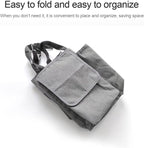 Car Trunk Organizer and Storage, Backseat Hanging Organizer for SUV, Truck, MPV, Waterproof, Collapsible Cargo Storage Bag with 4 Pockets, Car Interior Accessories (Gray)