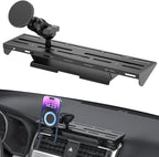DIAMOOKY Metal Magnetic Phone Mount for Toyota 4Runner 2024 2023 2022 2021 2020-2010 5th Gen 4runner Accessories Dash Cell Phone Holder Adjustable Phone Stand Fit for All Smartphone
