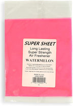 Super Sheet Large (8"x7") Under Seat Car Air Freshener, 3-PACK (Watermelon)