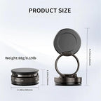 2025 Upgraded Vacuum Magnetic Car Phone Holder 360° Rotation Foldable Suction Cup Mount for MagSafe Cell Phone Holders for Your Car/Gym for iPhone & Android
