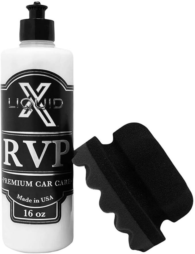 Liquid X Classic R.V.P. Combo - 16oz Rubber, Vinyl, Plastic Dressing & Pro Grip Dressing Applicator - Non-Greasy Finish, Dry to The Touch - Longer Lasting Protection