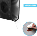 Femuar Car Trash Can Leak Proof Car Trash Bag Waterproof Car Garbage Can with Lid Collapsible and Portable with Storage Pocket, Large/Flower, 3 Gallons