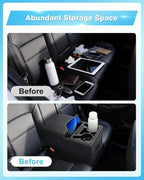 Center Console, Universal Bench Seat Center Console ， Front Seat Car Organizer, Center Console for Truck & Minivan & Car& SUV Cab Front Seat Storage Box (Regular)