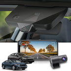 Fitcamx Front 2K+Rear 1080P Dash Cam Adapts for Honda Civic 2016-2021 (Has 8 Vents/HD2-0323) & Insight 2019-2022, OEM Look, Dual HD Video, WiFi & APP, Loop Recording, Collision Detection, 64GB Card