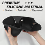 Muslogy Center Console Cup Holder Inserts Compatible with 2026 Hyundai Palisade Accessories Middle Console Drink Holder Silicone Liner Organizer Non-Slip Drink Stopper