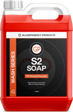 GlassParency S2 Soap (PH Neutral) (1 Gallon) Safe on Wax & Ceramic Coatings | High Foam Formula | Concentrate for Bucket, Foam Gun, or Foam Cannon