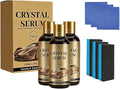 Crystal Serum, Ceramic Coating for Cars, 3.38FL.OZ 9H Nanotechnology Paint Protection Kit, Advanced Crystal Serum for High Gloss Shine & Hydrophobic Water Beading (3pcs)