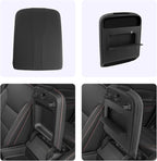 LUWU Center Console Cover Hidden Storage Box Compatible with 2024 2025 2026 Chevy Traverse & GMC Acadia Accessories Silicon Material Armrest Cover Center Console Hidden Organizer Box (2 in 1 Design)