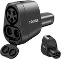Yomile CCS1 and J1772 to Tesla Adapter for Tesla Model 3/S/X/Y/Cybertruck, 250kW SuperFast Charging Adapter for Level 1 2 3 Charging Station with CCS1 DC & J1772 AC Plug