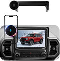 Car Phone Mount for Ford Bronco Sport (2021-2023 2024, 8" Screen), MagSafe Car Mount, 15W Wireless Charger, iPhone Magnetic Mount for Samsung & Android, 360° & Hands Free, Car Interior Accessories