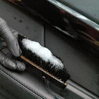 CARPRO Leather Brush - Cleaning Brush for Car Interior Upholstery, Leather Seats, Furniture, Couch, Sneakers, Boots, Bags & More [Works on Natural, Synthetic, Vinyl, Fabric] - (1 Pack)