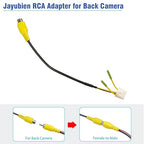 10Pin RCA Wiring Harness Connector for Android Car Stereo Radio Backup Camera RCA Video Input Adapter Replacement Cable, USJY37