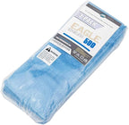 The Rag Company - Eagle Edgeless 500 (3-Pack) Professional Korean 70/30 Blend Super Plush Microfiber Detailing Towels, 500GSM, 16in x 24in, Blue