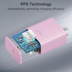 USB C Charger Type C Charger Fast Charging 10FT 45W Samsung Chargers 2-Pack with iPhone Air/17/17 Plus/17 Pro/17 Pro Max/16/16 Plus/16 Pro/16 Pro Max/15/15 Pro Max/iPad Pros/Galaxy S25 S24(Pink)