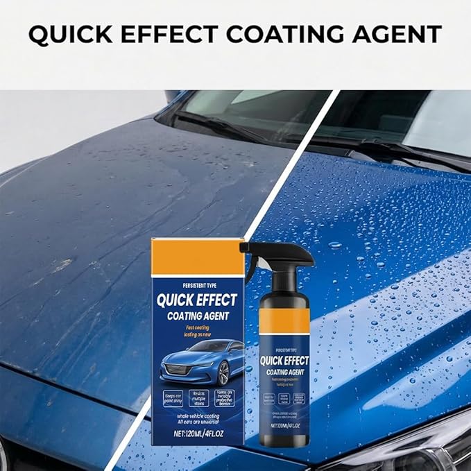 1 Pcs Quick Effect Coating Agent for Car, 2026 New Advanced Car Coating Spray, Auto Quick Coat Restore Wax, Ceramic Spray Coating for Cars Shine and Protection