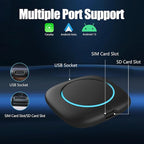 Wireless Carplay Adapter, Android Auto Adapter Plug and Play 2025 AI Box Carplay Support TF Card and SIM, Mini Car Play Video Box for Car Wired to Wireless Support Original Control