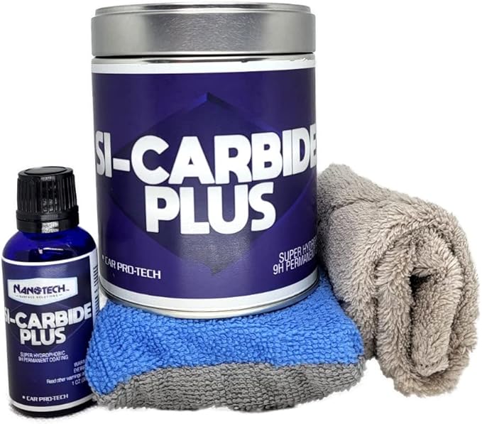 Nanotech Si-Carbide Plus- Ceramic Coating for Automotive Paint, Glass, Metal- Protects Cars, RVs, Motorcycles, Boats- 1 Oz.