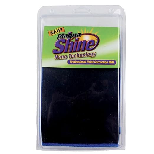 Paint Correction Mitt – Nano Technology Clay Bar Alternative, Advanced Rubber Polymer Decontamination Mitt for Car Paint, Glass & Trim – Removes Sap, Tar, Rail Dust & Overspray