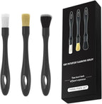 1 Pack 3 Pcs Car Detailing Brush,8.66 * 0.95in Automotive Brushes- Washing & Cleaning Air Vent for Wheels, Suitable for Most Cars, Trucks, Suvs