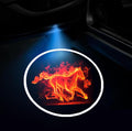 2Packs Car Door Lights Car Door Shadow Lights Projector Welcome Courtesy Lights (b-bluered)