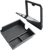 CDEFG 2Pcs for 2024 2025 2026 Lexus GX 550 Center Console Organizer Tray GX 550 Accessories Middle Console Tray Armrest Hidden Storage Box Arm Rest Secret Bin(Not for Cool Box)