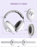 Baby Headphones for Noise, 2-in-1 Baby Ear Muffs Noise Protection for Ages 0-48 Months