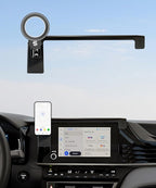Car Phone Holder for Toyota Camry LE/SE 2025 2026 Accessories Apply to 8 Inch Touch Screen Fixed Clip MagSafe Cell Phone Mount Hands-Free 360° Rotation