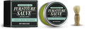 Furniture Salve with Brush, Furniture Repair Salve & Brush Set - Furniture Polisher Cleaner and Conditioner 4OZ for Leather Couch, Furniture, Home, Sofa, Car Seats