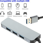 Holibanna USB Port Hub USB Expander for Laptop Computer with Heat Dissipation Lightweight Multi-Device Connection Keyboard Mouse