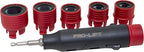 Pro-Lift 7-Piece Automotive Wheel Stud Cleaner Tool Set for Removing Rust and Debris, Includes 1/2-inch Drive Adapter and 6 Brushes to Allow for Use with Drills and Pneumatic Tools