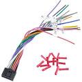 16Pin Android Radio Wiring Harness Adapter, ISO Car Stereo Wire Harness Power Speaker Cable with Butt Connector for Aftermarket Car Audio Video Head Unit Receiver