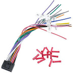16Pin Android Radio Wiring Harness Adapter, ISO Car Stereo Wire Harness Power Speaker Cable with Butt Connector for Aftermarket Car Audio Video Head Unit Receiver