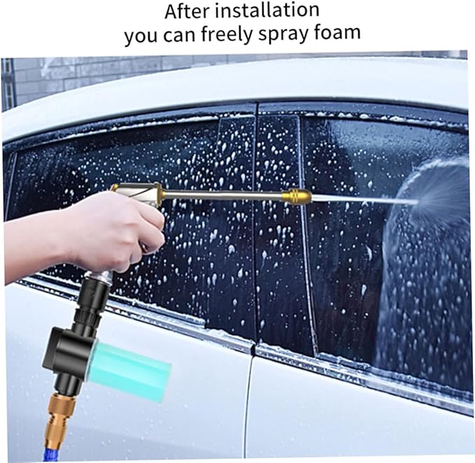 Snow Foam Jet Pot Car Wash Soap Pot Foamer High Pressure Washer Soap Sprayer for Outdoor Household Car Window Watering Cleaning| Pressure Washer Sprayer